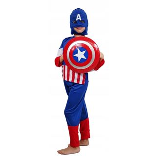 Obrázek z Dětský kostým Kapitán Amerika se štítem 110-122 M