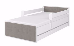 Obrázek Dětská postel Max Čalouněná 160x80 cm - Bílá