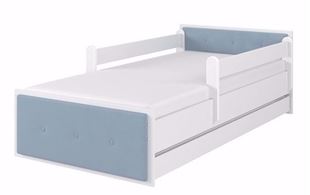 Obrázek Dětská postel Max XL Čalouněná 180x90 cm - Bílá