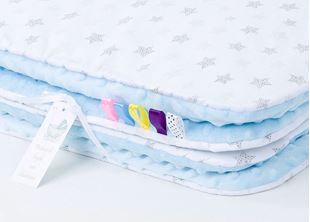 Obrázek Dětská deka Hvězdičky Minky 75x100 cm - různé barvy a varianty