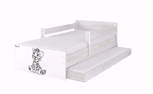 Obrázek Dětská postel Max XL Tygřík 180x90 cm