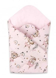 Obrázek Novorozenecká zavinovačka, bavlna, Little Balerina - růžová