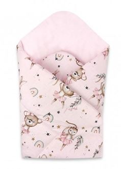 Obrázek z Novorozenecká zavinovačka, bavlna, Little Balerina - růžová