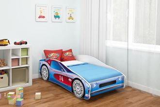 Obrázek z Dětská postel V Auto Modrá