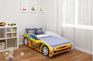 Obrázek Dětská postel V Auto Žlutá