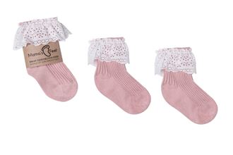 Obrázek z Dětské ponožky Vintage Love Dirty Pink růžové 0-1 rok
