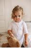 Obrázek z Dětské punčocháče s kšandami Fribble White bílé 1-2 roky