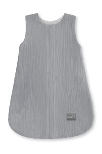Obrázek Oboustranný lehký mušelínový spací pytel Dark Grey 0-4 měsíce S