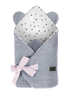 Obrázek z Zavinovačka Sleepee Royal Baby Swaddle Wrap šedá a růžová
