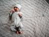 Obrázek z Moniel Dětský rostoucí overal Pes Dots šedá Velikost: 50 Novorozenec