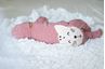 Obrázek z Moniel Dětský rostoucí overal Kočka Dots růžová Velikost: 56 1-3 měsíce