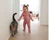 Obrázek z Moniel Dětský rostoucí overal Kočka Dots růžová Velikost: 56 1-3 měsíce