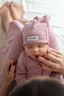 Obrázek z Moniel Dětská čepice Dots růžová 0-3 měsíce