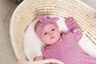 Obrázek z Moniel Dětská čelenka Dots růžová 0-24 měsíců