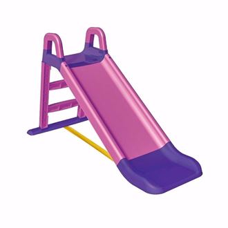 Obrázek z 3-stupňová dětská skluzavka růžovo-fialová
