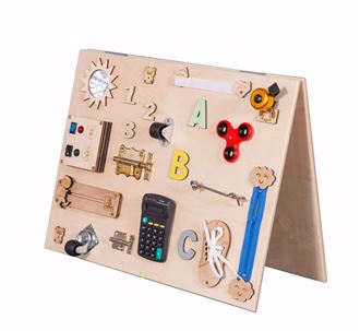 Obrázek z Dětská oboustranná tabulka vzdělávání a zábavy S kalkulačkou