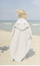 Obrázek z Dětská osuška s kapucí a ušima Effiki Zajíček 75x75 cm