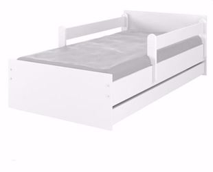 Obrázek Dětská postel Max XXL bez potisku 200x90 cm - Bílá