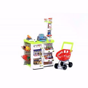 Obrázek Dětský supermarket s nákupním vozíkem a váhou