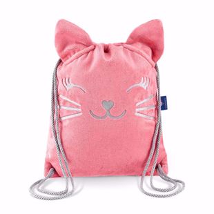 Obrázek Dětský batůžek Kočička - Růžová