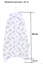 Obrázek z Mušelínový spací pytel Pampeliška TOG 0,5 - různé velikosti