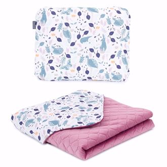 Obrázek z Dětská deka s polštářem Volavky Velvet Premium 75x100 cm - různé varianty