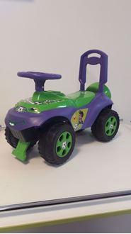 Obrázek z Dětské odrážedlo auto Zeleno-fialová