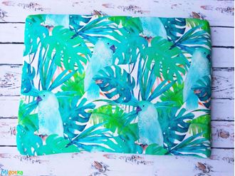 Obrázek z Bambusový polštář 30x40 cm Papoušci Zelená