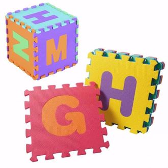 Obrázek z Dětské pěnové puzzle 10 kusů - varianta čísla nebo písmena