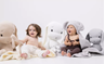 Obrázek z Dětská fleecová deka/osuška 70x130 cm Zajíček Bílá