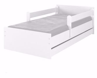 Obrázek z Dětská postel Max XXL bez potisku 200x90 cm - Bílá