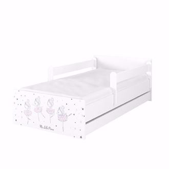Obrázek z Dětská postel Max XL Baletka 180x90 cm - Bílá
