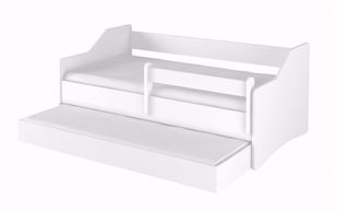 Obrázek Dvojitá dětská postel LULU II 160x80 cm  - Bílá