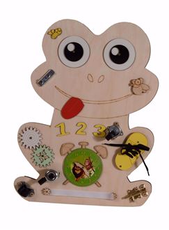 Obrázek z Dětská tabulka vzdělávání a zábavy Žabka Přírodní