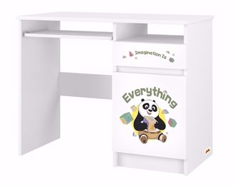 Obrázek z Psací stůl N35 Kung Fu Panda Kostky- Bílá