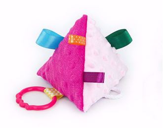 Obrázek z Edukační hračka Pyramida - různé barvy