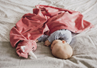 Obrázek z Dětská deka s plyšovou hračkou Jednorožec - Růžová