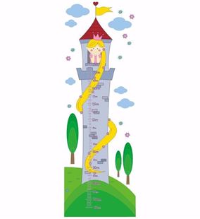 Obrázek Metr na stěnu - Princezna ve věží