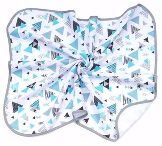 Obrázek z Mušelínová deka Trojúhelníky