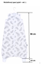 Obrázek z Mušelínový spací pytel Trojúhelník TOG 0,5 - různé velikosti