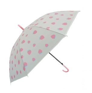 Obrázek Dětský holový deštník Jahoda - růžový,