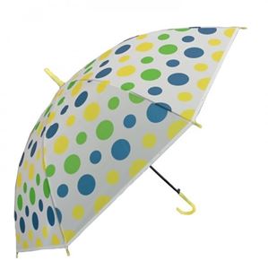 Obrázek Dětský holový deštník Puntík - žlutá, zelená, modrá,